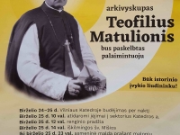 Kviečiame registruotis į garbingojo Teofiliaus Matulionio beatifikaciją